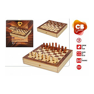 Настольная игра Шахматы и шашки (деревянные) 30x30x5,5 см 6+ CB45594
