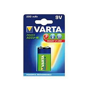 Akumulators Varta Power 9V Block 170mAh 1 gab.