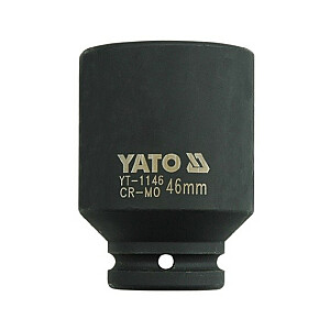 Ударная головка Yato, 6-гранная, 3/4 дюйма, длина 46 мм (YT-1146)
