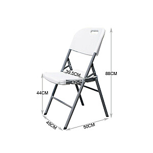 GreenBlue GB375 Saliekamais krēsls ēdināšanai, dārzs, terase, terase, balkons, 88x50x45cm, maks. 250 kg