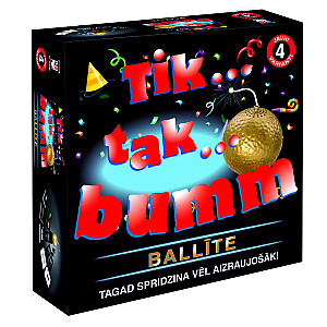 Spēle Tik Tak Boom Ballīte, latv. valodā