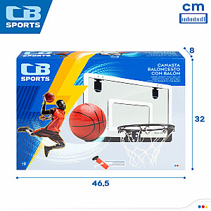 Basketbola grozs 30.5X45.5 cm bērniem ar 14 cm bumbu 3+ CB46245