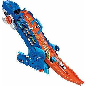 Набор Мега-транспортера Mattel Hot Wheels T-Rex с транспортером, трансформирующимся в T-Rex HNG50
