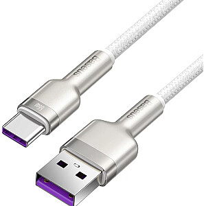 Baseus Cafule USB uz USB-C, 66 W, 1 m (balts)