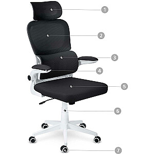 Sofotel Formax mikrotīkla biroja krēsls, melns