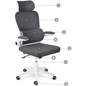 Sofotel Formax biroja krēsls ar grafīta mikrosietu