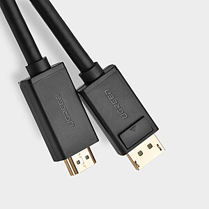 Ugreen Vienvirziena DisplayPort- HDMI kabelis 4K 30 Hz 32 AWG 1,5 m (DP101 10239)