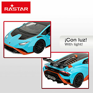 Radiovadāmā mašīna LAMBORGHINI HURACAN STO (blue) 1:14 6 virz., lukturi, durvji, kapots, baterijas, 6+ CB46978