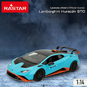 Radiovadāmā mašīna LAMBORGHINI HURACAN STO (blue) 1:14 6 virz., lukturi, durvji, kapots, baterijas, 6+ CB46978