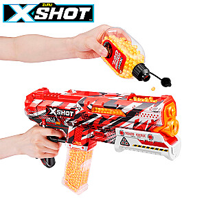 Pistole X-Shot Hyper Gel Cluth  ar 5000 gēla bumbiņām, ātrums līdz 60 metriem sekundē ZURU 14 g+ CB47147