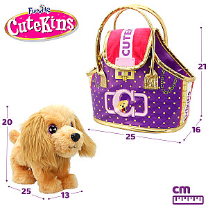 Plīša suns Valēri 25 cm somā CuteKins 2+ CB47152