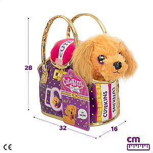 Plīša suns Valēri 25 cm somā CuteKins 2+ CB47152