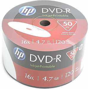 HP DVD-R 4,7 ГБ 16x 50 шт. (HPP1650-)
