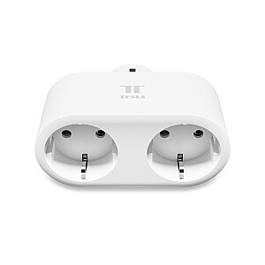 Tesla Smart Plug Двойная электрическая розетка с Wi-Fi, белая