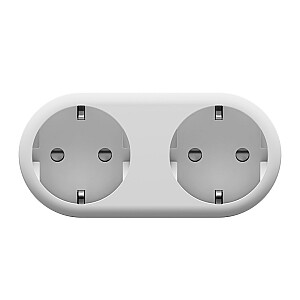 Tesla Smart Plug Двойная электрическая розетка с Wi-Fi, белая