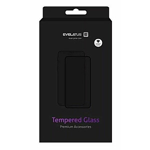 Evelatus Xiaomi Poco X6 2.5D Full Cover Japan Glue Glass Anti-Static Black