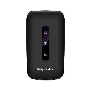 MaxCKruger & Matz vecākais tālrunis KM0929 7,11 cm (2,8 collas) 108,5 g, melns