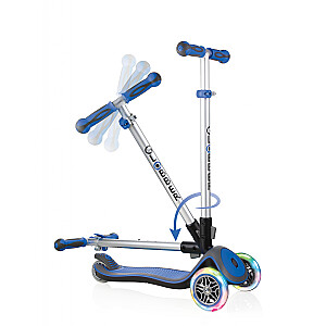 GLOBBER skrejritenis Elite Deluxe Lights, темно-синий, 444-400