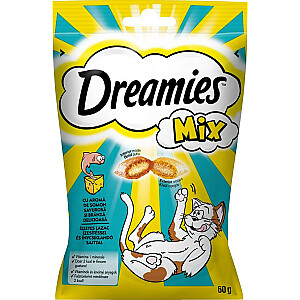 DREAMIES maisījums ar laša garšas sieru - gardums kaķiem - 60 g