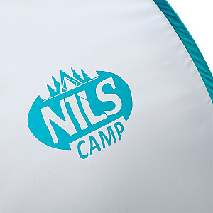 Pašsaliekamā pludmales telts NILS CAMP NC3173 Pelēks tirkīzs