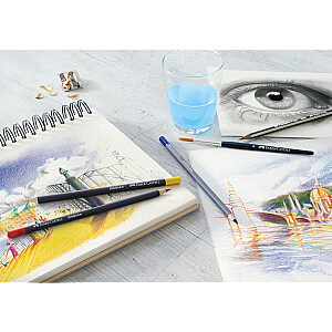 Карандаши акварельные Faber-Castell Goldfaber Aqua Creative Studio, 12 цветов