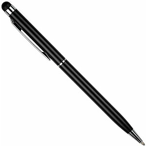 iLike PN1 Универсальный емкостный сенсорный стилус 2 в 1 с ручкой (смартфон и планшетный ПК), черный