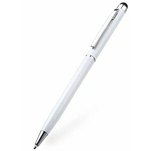 iLike PN1 Универсальный емкостный сенсорный стилус 2 в 1 с ручкой (смартфон и планшетный ПК), белый