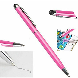 iLike PN1 Универсальный емкостный сенсорный стилус 2 в 1 с ручкой (смартфон и планшетный ПК), розовый