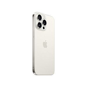 Apple iPhone 15 Pro Max, 17 cm (6,7 collas), divas SIM kartes, iOS 17, 5G, USB Type-C, 512 GB, titāns, balts