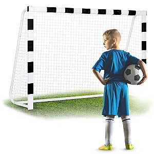 Futbola vārti 180 x 120 x 60 cm NS-464 melnbalti