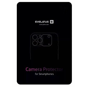 Evelatus Apple iPhone 15 Pro Max Full Camera Lens Protector Armor Clear