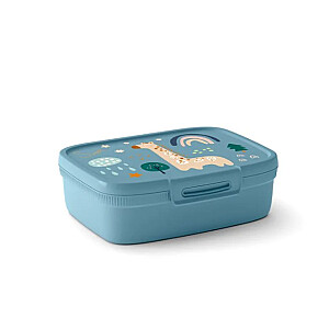 Прямоугольный контейнер для хранения продуктов Snap Box с разделителем 1,8 л сине-серого цвета 