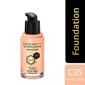 All Day Flawless Facefinity C35 Pearl Beige 30 ml