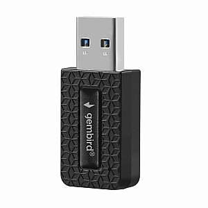 Gembird WNP-UA1300-03 Kompakts divu joslu USB Wi-Fi adapteris AC1300