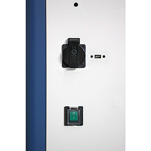 Тележка/шкаф для управления портативными устройствами Techly I-CABINET-30DUTY Белый, Синий