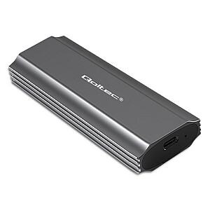 Qoltec 52271 NV2271 M.2 SSD korpuss | SATA | NVMe | USB-C | 2 TB
