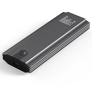 Qoltec 52271 Корпус NV2271 для SSD-накопителя M.2 | САТА | НВМе | USB-C | 2 ТБ