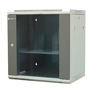 EMITERNET Отдельный подвесной шкаф 19" 12U, дверь металл/стекло, 600×450×635мм ширина/глубина/высота EM/AP6412