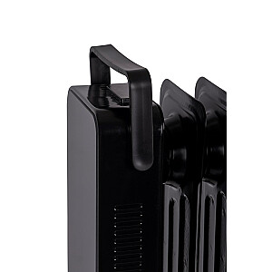 Электрический масляный обогреватель 2500Вт Wi-Fi Черный 11