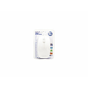 Плоская оптическая USB-мышь, белая