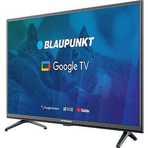 TV 32" Blaupunkt 32HBG5000S HD DLED, GoogleTV, Dolby Digital, WiFi 2,4-5 GHz, BT, melns