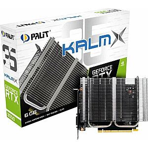 Palit GeForce RTX 3050 KalmX 6 GB GDDR6 videokarte (NE63050018JE-1070H)
