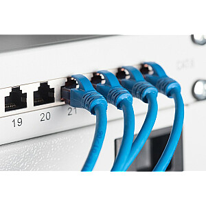 Патч-панель 19" 24 порта, кат.6, S/FTP, 1U, поддержка кабеля, серый (в сборе)