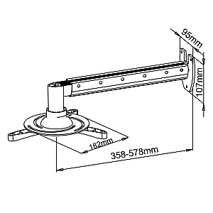 ART RAMP P-103 ART Holder P-103 36-58cm