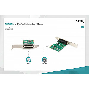 DIGITUS PCIexpress card 1x parallel