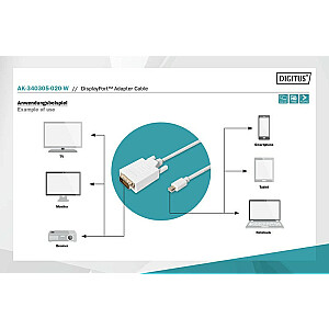 ASSMANN DisplayPort adapter cable mini