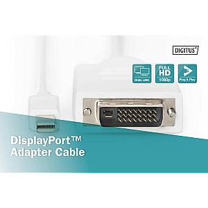 Адаптерный кабель ASSMANN DisplayPort mini