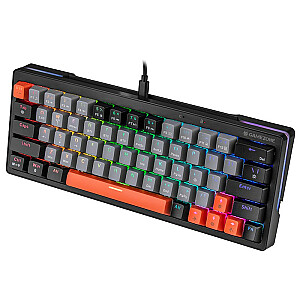 Mehāniskā tastatūra Tracer GAMEZONE EVO1 HOT SWAP 63 (pelēka) TRAKLA47297