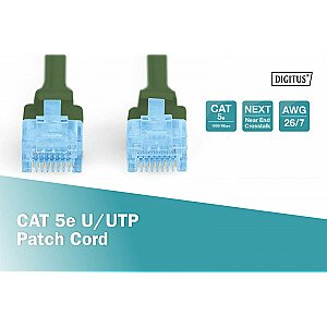 DIGITUS CAT 5e U-UTP patch cable PVC AWG