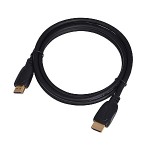 Apzeltīts HDMI 1.4 kabelis 1,8 m garš.